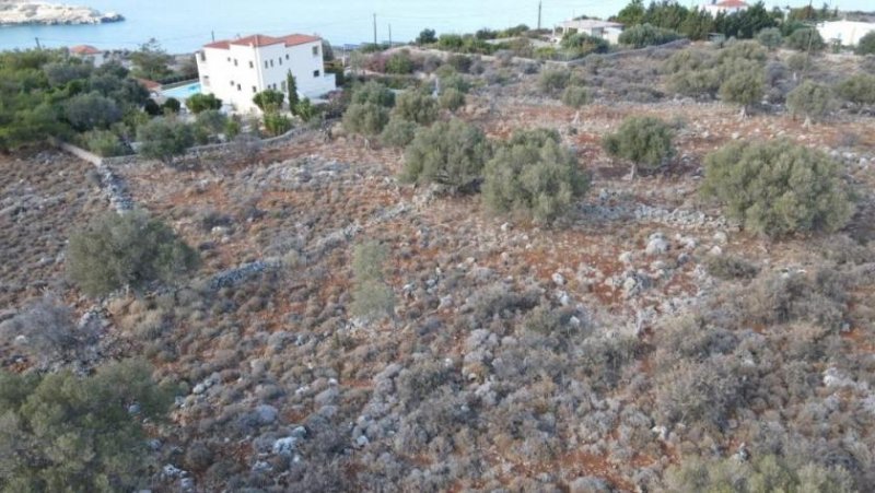 Kokkino Chorio Kreta, Kokkino Chorio: Grundstück in fantastischer Lage zum Verkauf in Kokkino Chorio mit Baugenehmigung Grundstück kaufen